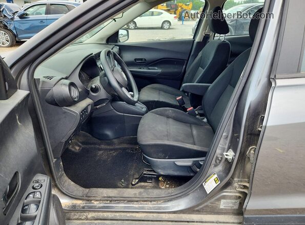 3N1CP5BV1SL480900 2025 NISSAN KICKS Gray Widok wnętrza z przodu