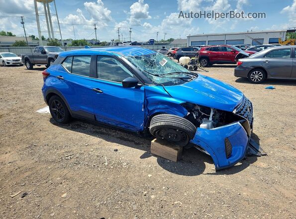 3N1CP5BV2ML467348 2021 NISSAN KICKS Blue Front right