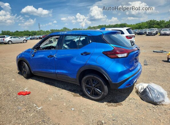 3N1CP5BV2ML467348 2021 NISSAN KICKS Blue Rear left