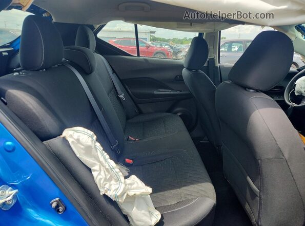 3N1CP5BV2ML467348 2021 NISSAN KICKS Blue Rear seats view