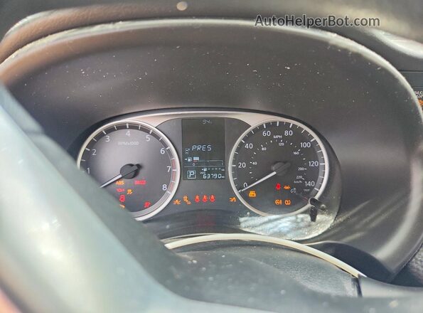 3N1CP5BV2ML467348 2021 NISSAN KICKS Blue Instrument cluster view