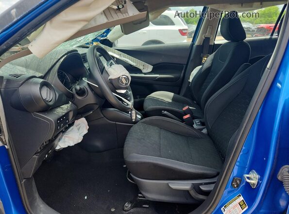 3N1CP5BV2ML467348 2021 NISSAN KICKS Blue Front interior view