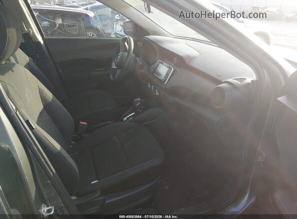 3N1CP5BV2ML539942 2021 NISSAN KICKS Gray Front interior view
