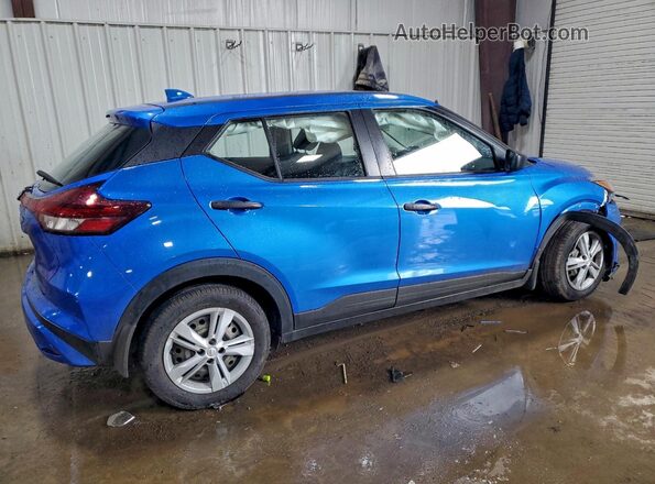 3N1CP5BV2ML545546 2021 NISSAN KICKS Blue Задня права чверть