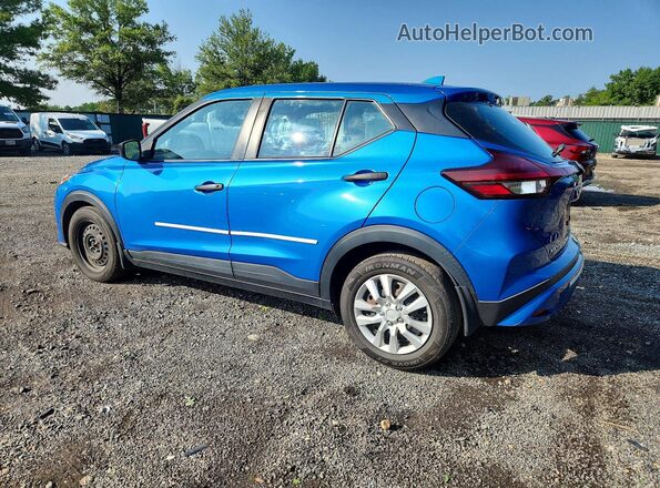 3N1CP5BV2ML565134 2021 NISSAN KICKS Blue Rear left