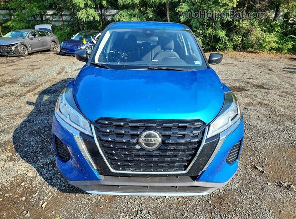 3N1CP5BV2ML565134 2021 NISSAN KICKS Blue Front view