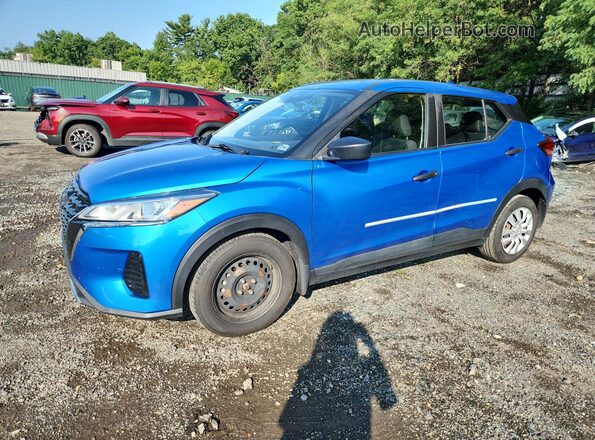 3N1CP5BV2ML565134 2021 NISSAN KICKS Blue 360 interior view
