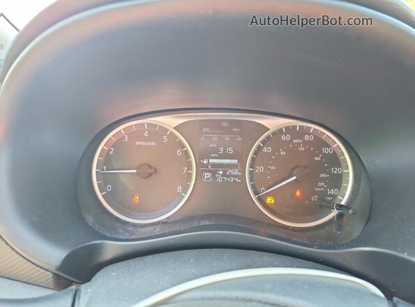 3N1CP5BV2ML565134 2021 NISSAN KICKS Blue Instrument cluster view
