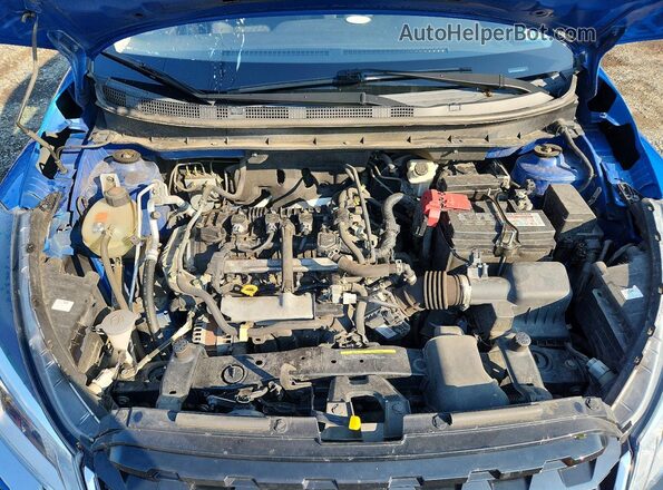 3N1CP5BV2ML565134 2021 NISSAN KICKS Blue Rear interior view