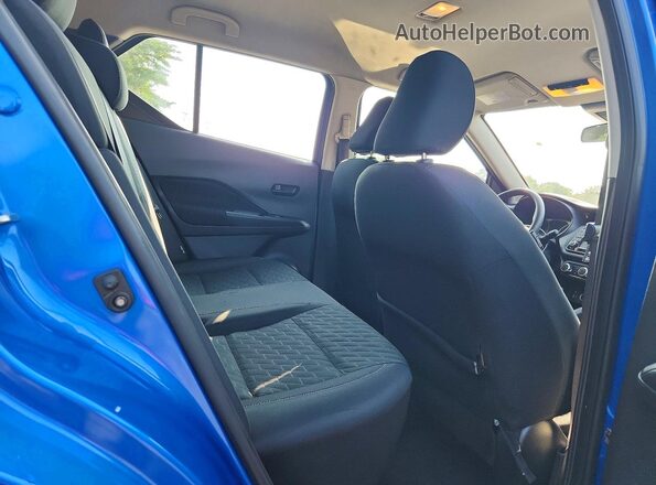 3N1CP5BV2ML565134 2021 NISSAN KICKS Blue Rear seats view