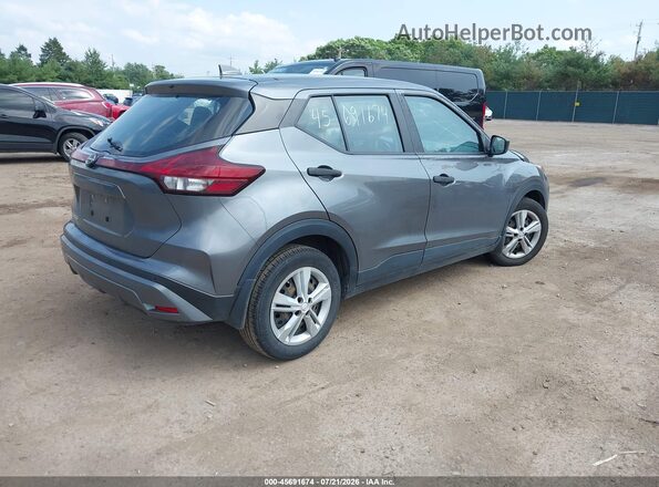 3N1CP5BV2NL477833 2022 NISSAN KICKS Gray უკანა მარჯვენა