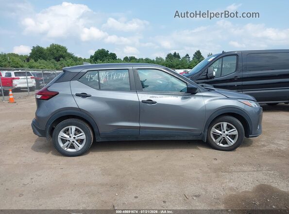 3N1CP5BV2NL477833 2022 NISSAN KICKS Gray უკანა სალონის ხედი