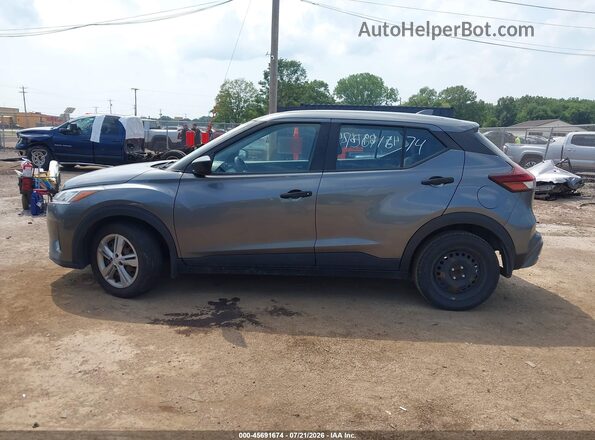 3N1CP5BV2NL477833 2022 NISSAN KICKS Gray სალონის 360-გრადუსიანი ხედი