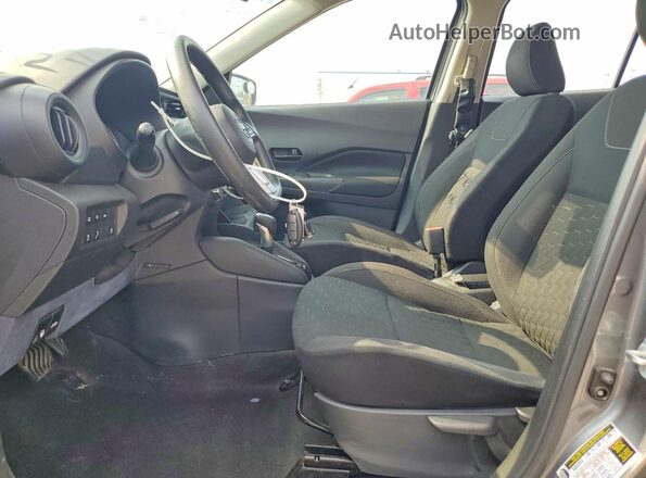 3N1CP5BV2NL522558 2022 NISSAN KICKS Gray Widok wnętrza z przodu