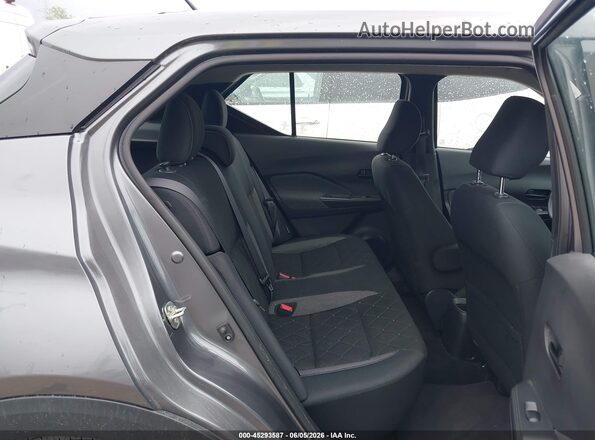 3N1CP5BV3LL544422 2020 NISSAN KICKS Silver Vista de la etiqueta del VIN
