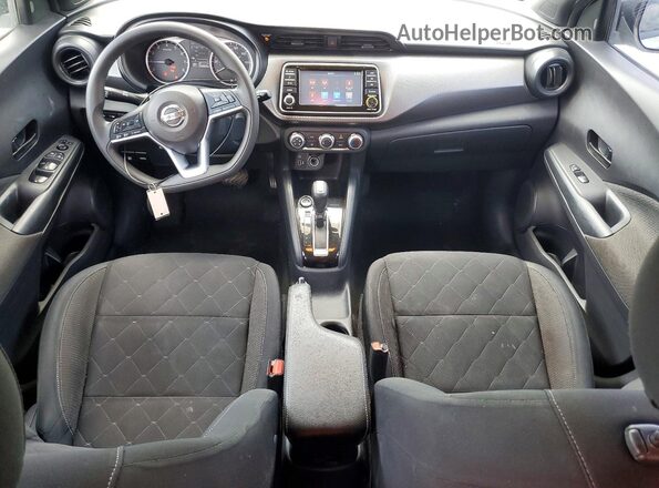 3N1CP5BV3LL564797 2020 NISSAN KICKS Серебряный Вид панели приборов