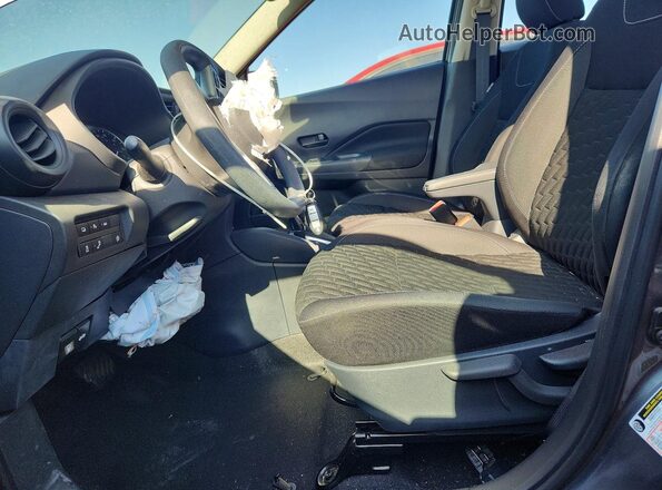 3N1CP5BV3ML472154 2021 NISSAN KICKS Gray Սալոնի դիմացի տեսք