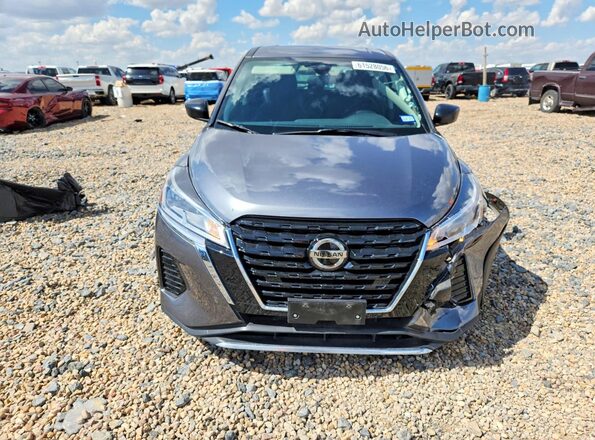 3N1CP5BV3ML472154 2021 NISSAN KICKS Gray Դիմացի տեսք