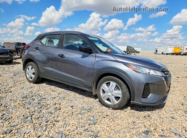 3N1CP5BV3ML472154 2021 NISSAN KICKS Gray Առջևի աջ