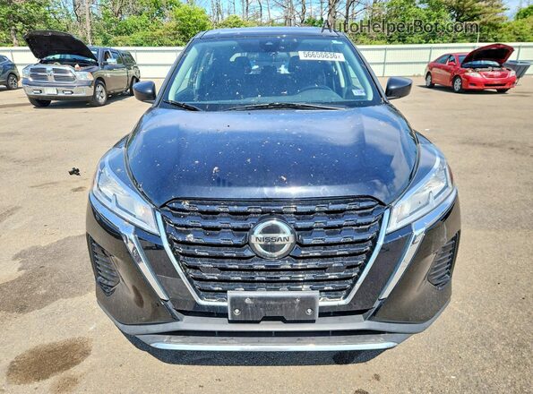 3N1CP5BV3ML496499 2021 NISSAN KICKS Black Դիմացի տեսք