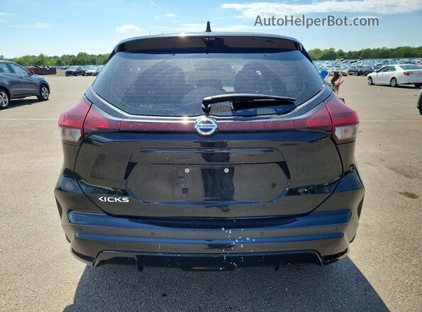 3N1CP5BV3ML496499 2021 NISSAN KICKS Black Հետևի տեսք