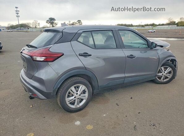3N1CP5BV3ML498754 2021 NISSAN KICKS Gray Trasero derecho