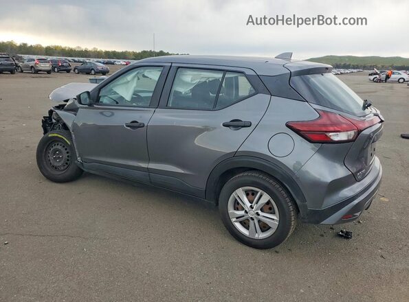 3N1CP5BV3ML498754 2021 NISSAN KICKS Gray Trasero izquierdo