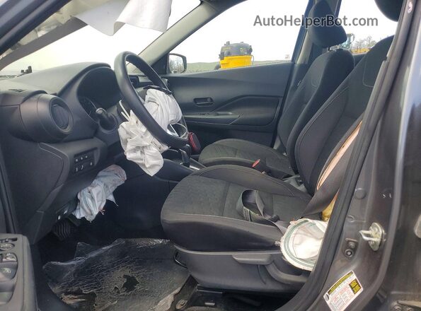 3N1CP5BV3ML498754 2021 NISSAN KICKS Gray Vista interior delantera
