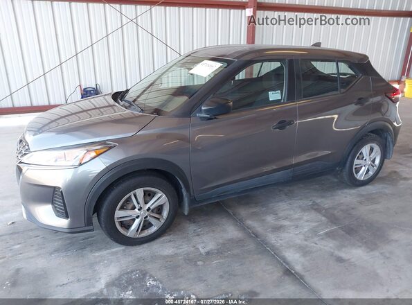 3N1CP5BV3ML518114 2021 NISSAN KICKS Silver წინა მარცხენა ხედი სამი მეოთხედიდან