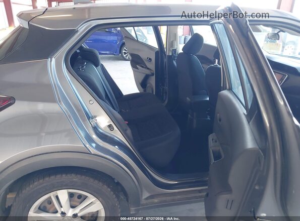 3N1CP5BV3ML518114 2021 NISSAN KICKS Silver VIN კოდის სტიკერის ხედი