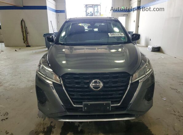 3N1CP5BV3ML544244 2021 NISSAN KICKS Silver Front view