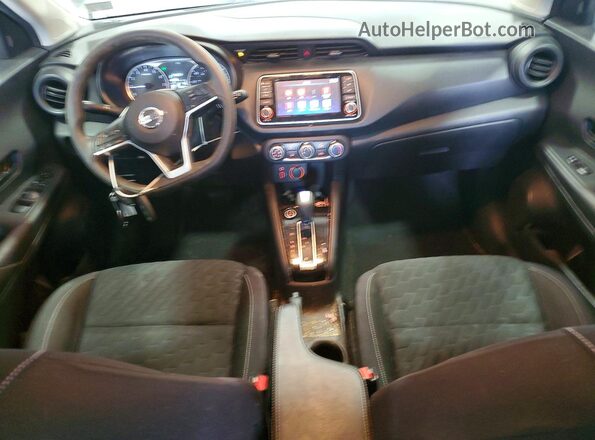 3N1CP5BV3ML544244 2021 NISSAN KICKS Silver Dashboard view