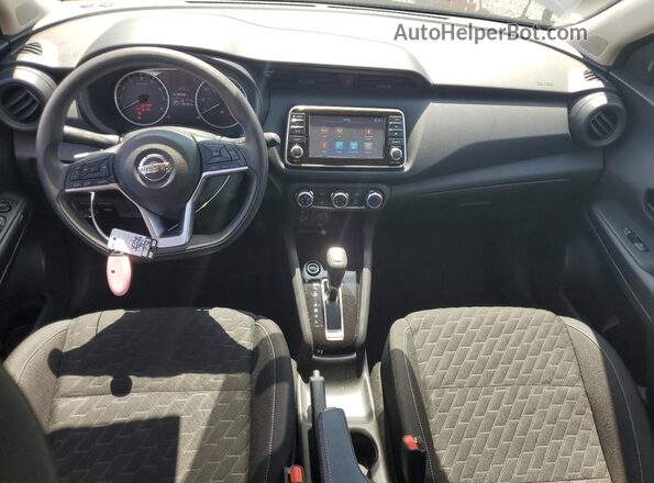 3N1CP5BV3ML561321 2021 NISSAN KICKS Gray Вид панелі приладів
