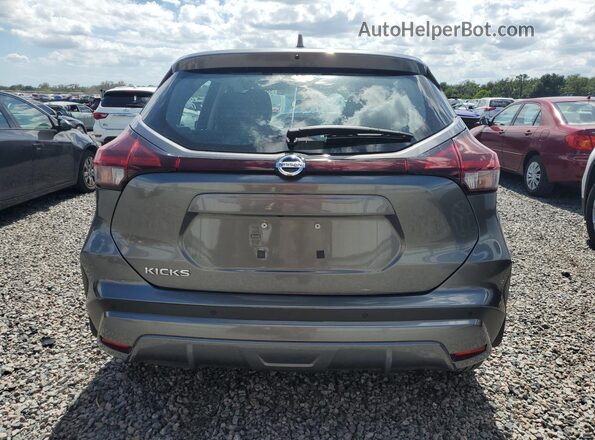 3N1CP5BV3ML561321 2021 NISSAN KICKS Gray Вид ззаду