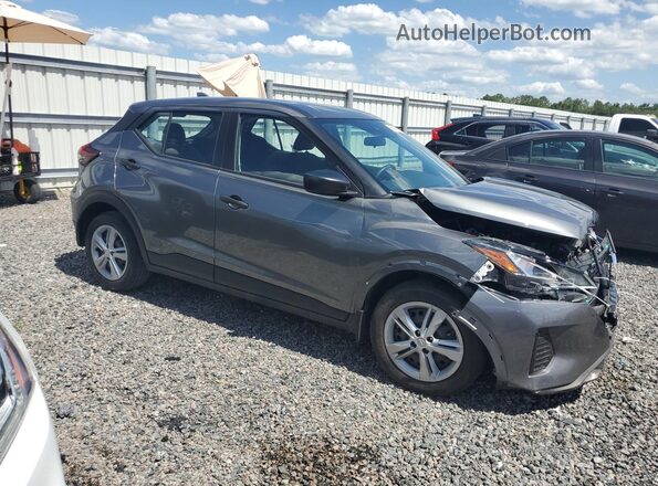 3N1CP5BV3ML561321 2021 NISSAN KICKS Gray Передня права чверть