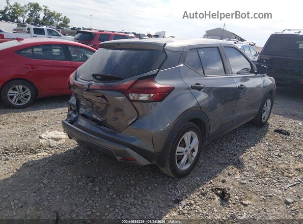 3N1CP5BV3NL480434 2022 NISSAN KICKS Gray Trasero derecho
