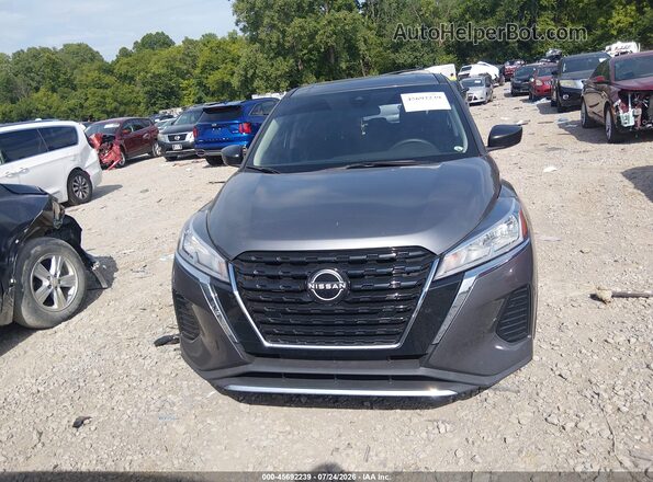 3N1CP5BV3NL480434 2022 NISSAN KICKS Gray Vista del cuadro de instrumentos