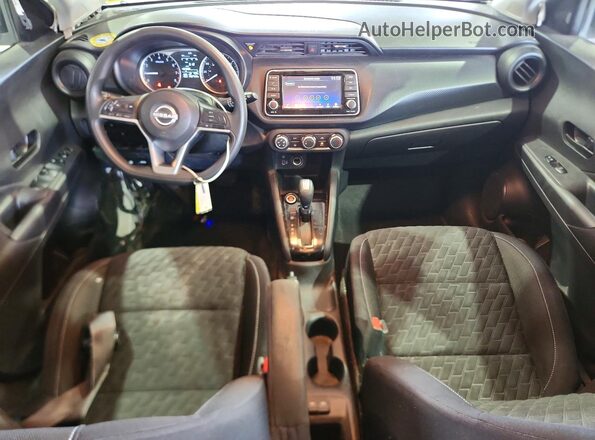 3N1CP5BV3NL494995 2022 NISSAN KICKS White Widok deski rozdzielczej