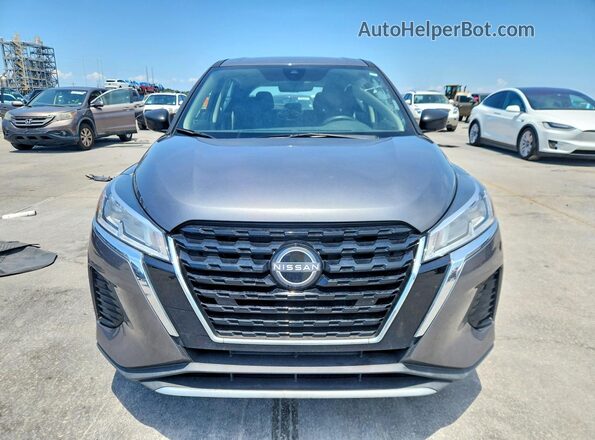 3N1CP5BV3PL563607 2023 NISSAN KICKS Gray Front view