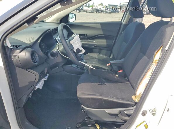 3N1CP5BV3PL573702 2023 NISSAN KICKS White Вид салону спереду