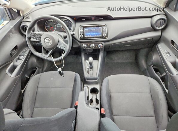 3N1CP5BV3SL493762 2025 NISSAN KICKS Blue Вид панелі приладів