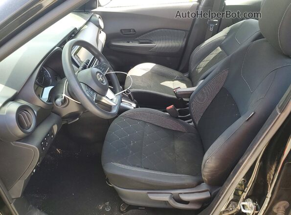 3N1CP5BV4LL517357 2020 NISSAN KICKS Black წინა სალონის ხედი
