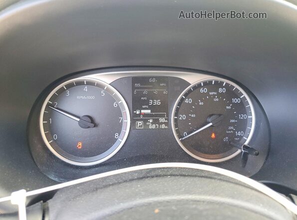 3N1CP5BV4LL517357 2020 NISSAN KICKS Black ხელსაწყოთა პანელის ხედი