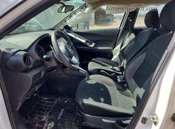 3N1CP5BV4LL523160 2020 NISSAN KICKS Белый Вид салона спереди