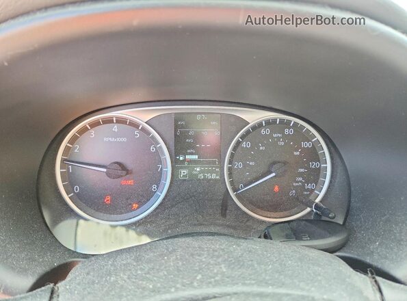 3N1CP5BV4LL523160 2020 NISSAN KICKS Белый Вид щитка приборов