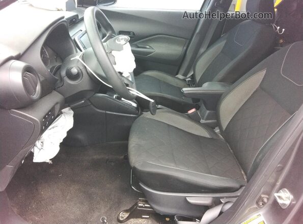 3N1CP5BV4LL541822 2020 NISSAN KICKS Gray Front interior view