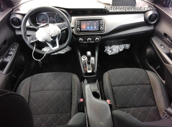 3N1CP5BV4LL541822 2020 NISSAN KICKS Gray Dashboard view