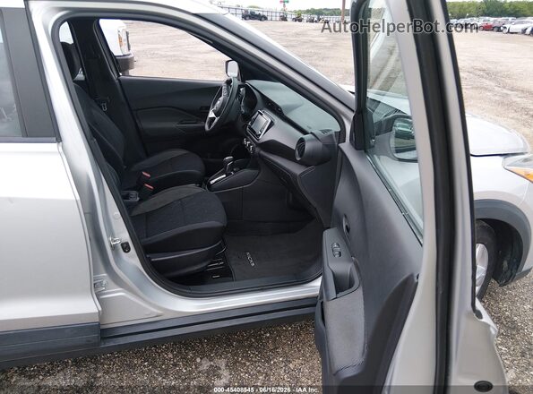 3N1CP5BV4LL544039 2020 NISSAN KICKS Silver წინა სალონის ხედი