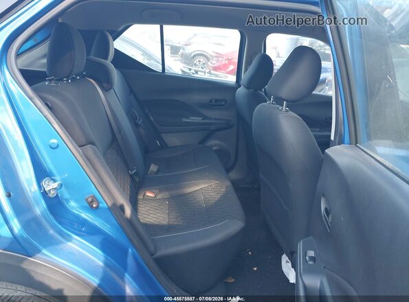 3N1CP5BV4ML503394 2021 NISSAN KICKS Blue VIN sticker view