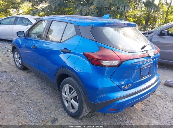 3N1CP5BV4ML503394 2021 NISSAN KICKS Blue Rear left